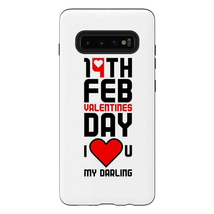 Galaxy S10 plus StrongFit i love my darling by TMSarts