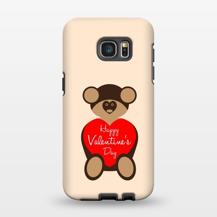 Galaxy S7 EDGE StrongFit teddy bear brown by TMSarts