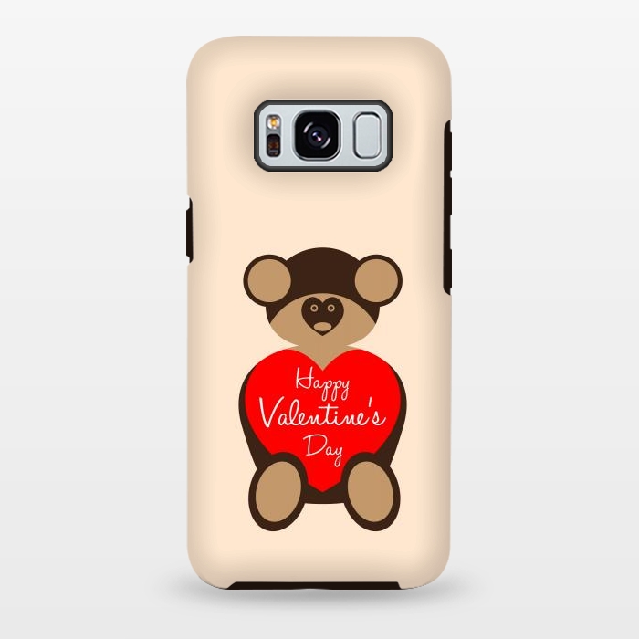 Galaxy S8 plus StrongFit teddy bear brown by TMSarts