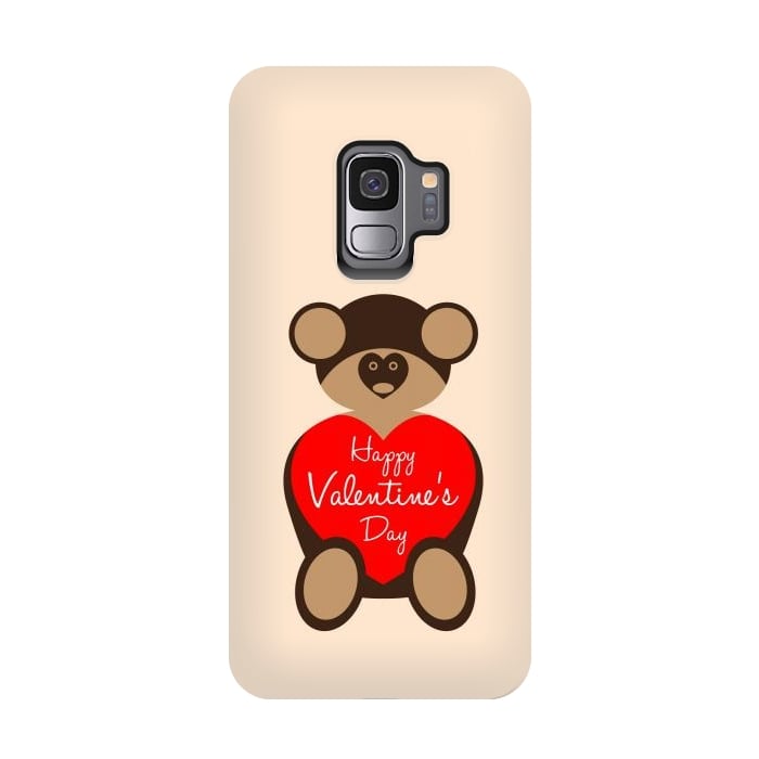 Galaxy S9 StrongFit teddy bear brown by TMSarts