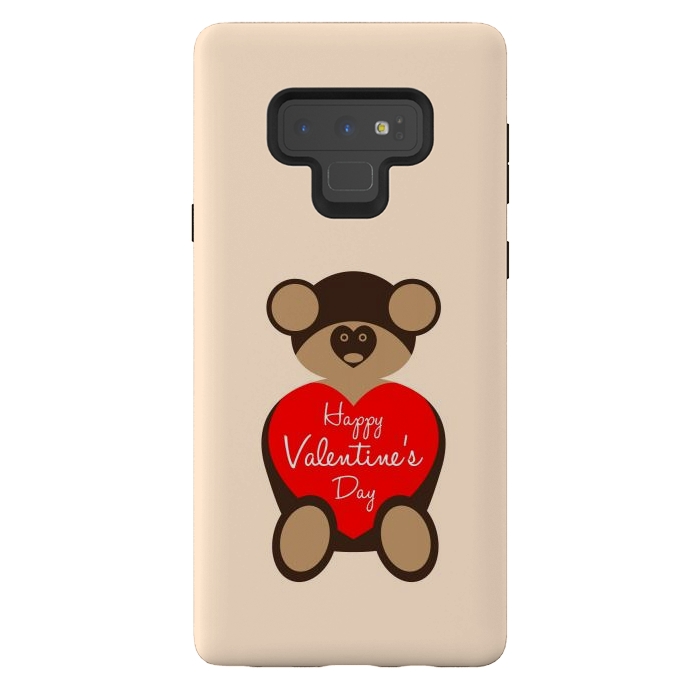 Galaxy Note 9 StrongFit teddy bear brown by TMSarts