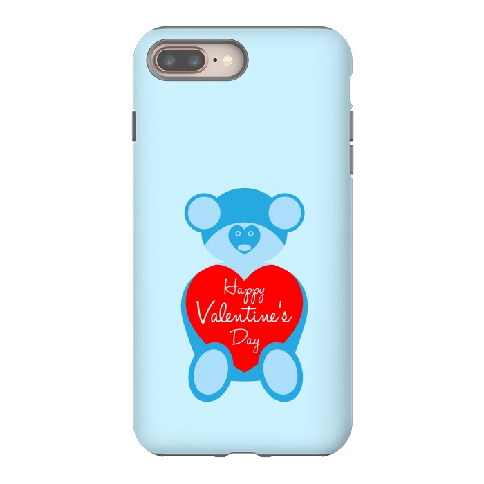 iPhone 7 plus StrongFit teddy bear blue by TMSarts