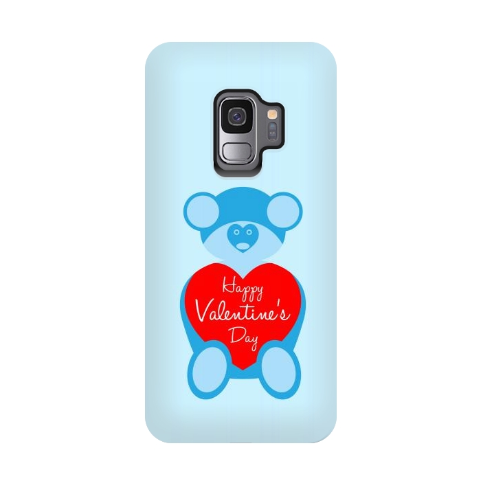 Galaxy S9 StrongFit teddy bear blue by TMSarts