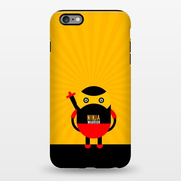 iPhone 6/6s plus StrongFit ninja warrior yellow by TMSarts