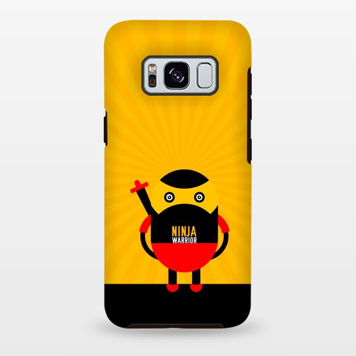 Galaxy S8 plus StrongFit ninja warrior yellow by TMSarts