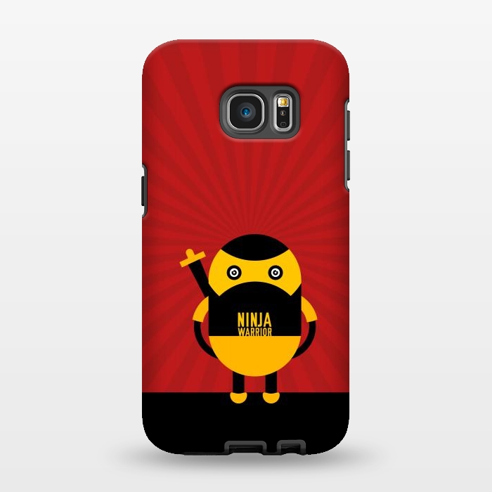 Galaxy S7 EDGE StrongFit ninja warrior red by TMSarts