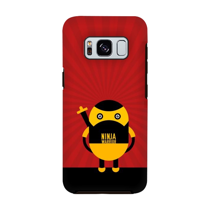 Galaxy S8 StrongFit ninja warrior red by TMSarts