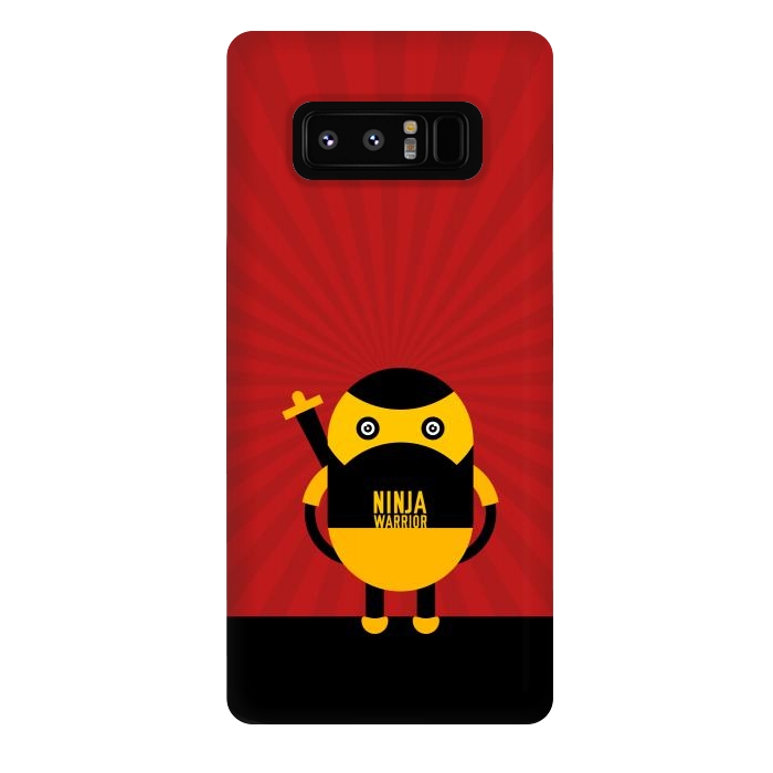 Galaxy Note 8 StrongFit ninja warrior red by TMSarts