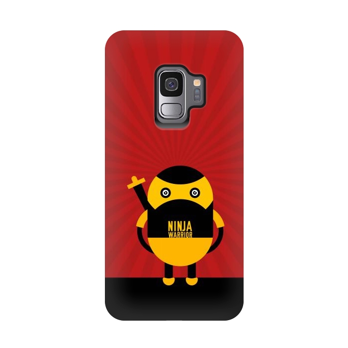 Galaxy S9 StrongFit ninja warrior red by TMSarts