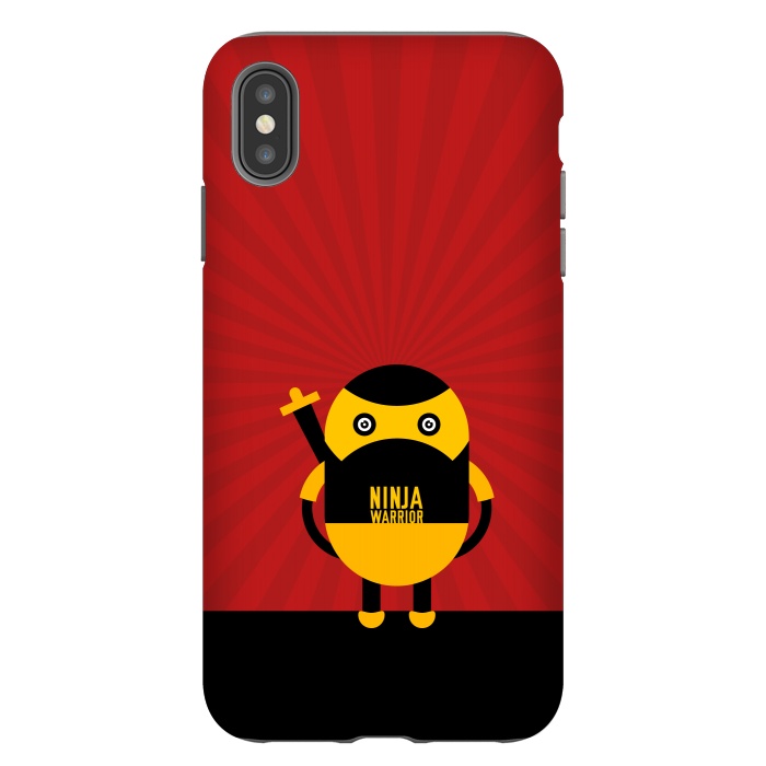 iPhone Xs Max StrongFit ninja warrior red by TMSarts