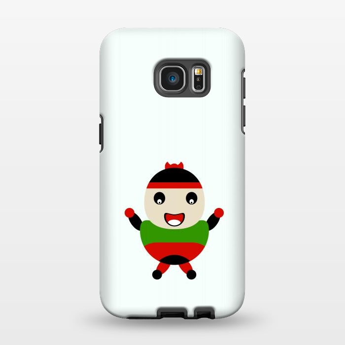 Galaxy S7 EDGE StrongFit cartoon baby crying  by TMSarts