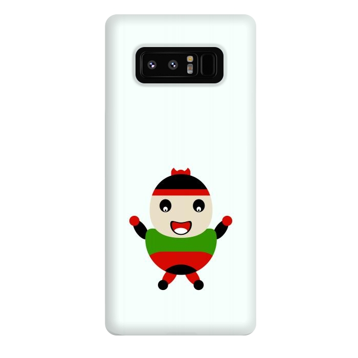 Galaxy Note 8 StrongFit cartoon baby crying  by TMSarts