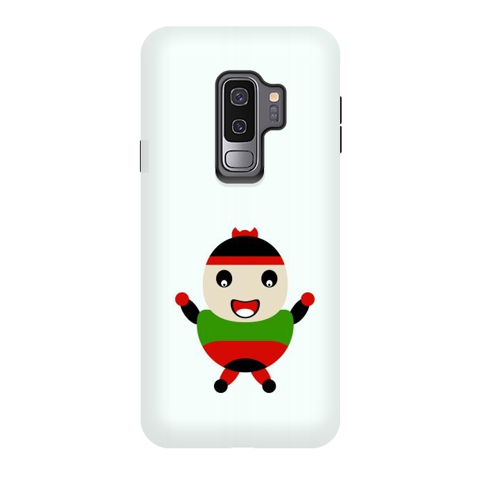 Galaxy S9 plus StrongFit cartoon baby crying  by TMSarts