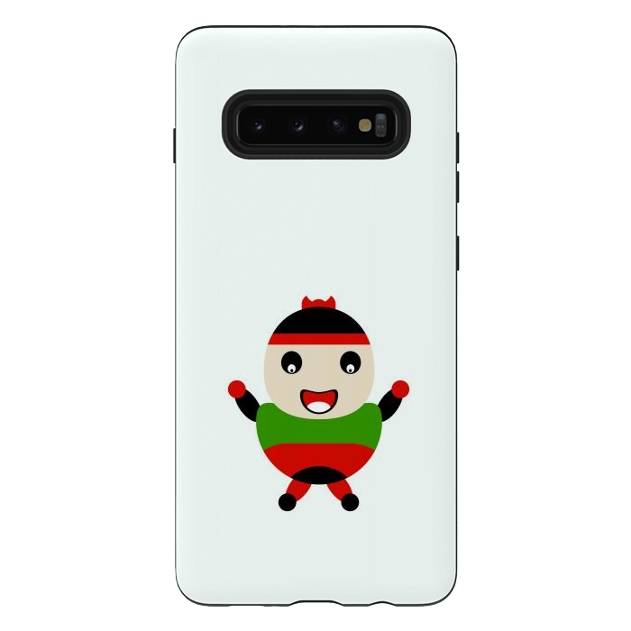Galaxy S10 plus StrongFit cartoon baby crying  by TMSarts