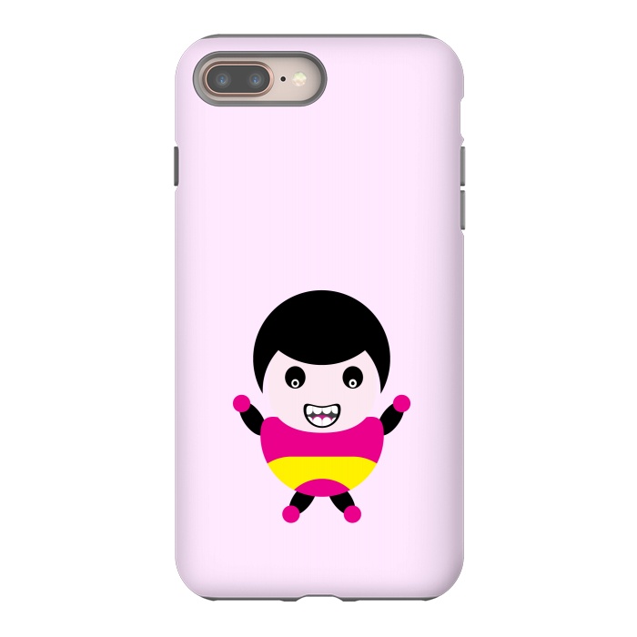 iPhone 7 plus StrongFit cartoon child smile by TMSarts
