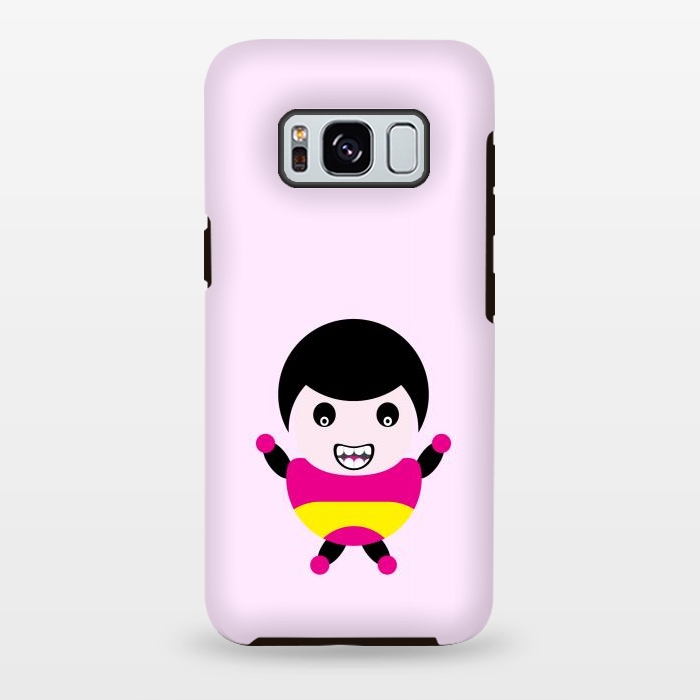Galaxy S8 plus StrongFit cartoon child smile by TMSarts