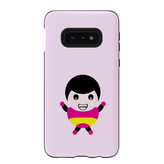 Galaxy S10e StrongFit cartoon child smile by TMSarts
