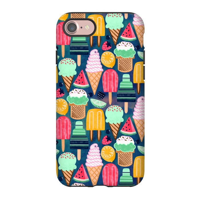 iPhone 7 StrongFit Yum-Summer Ice Cream  by Tigatiga