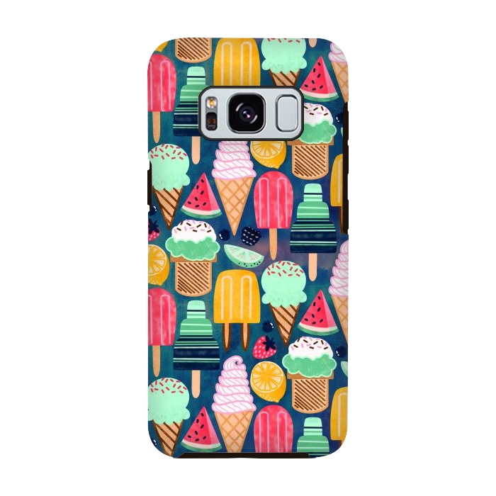Galaxy S8 StrongFit Yum-Summer Ice Cream  by Tigatiga