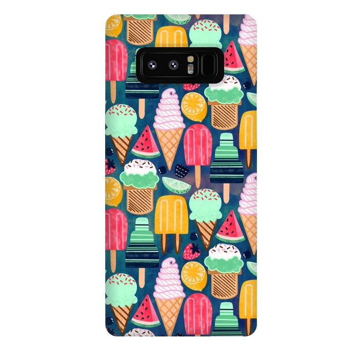 Galaxy Note 8 StrongFit Yum-Summer Ice Cream  by Tigatiga