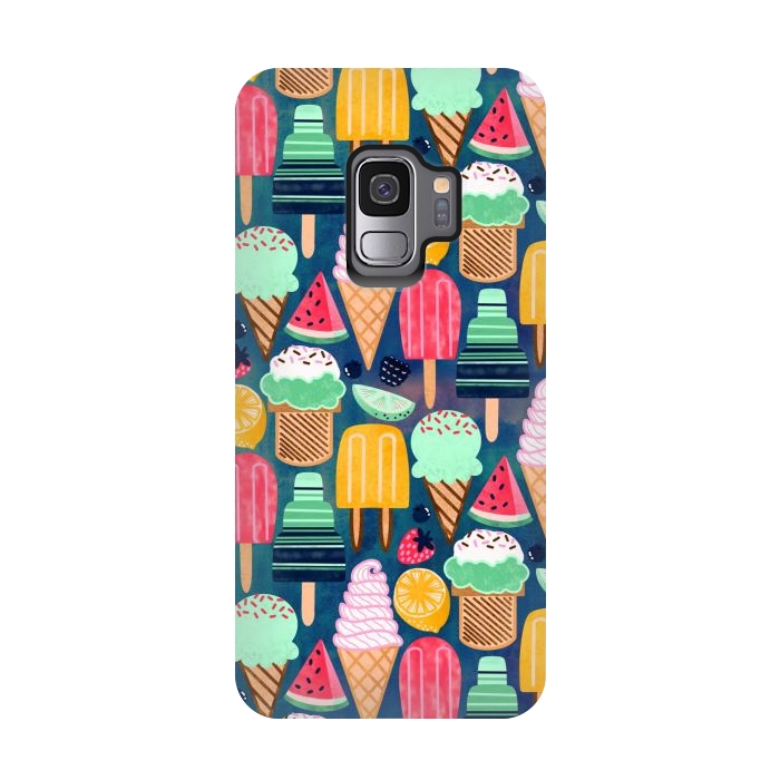 Galaxy S9 StrongFit Yum-Summer Ice Cream  by Tigatiga