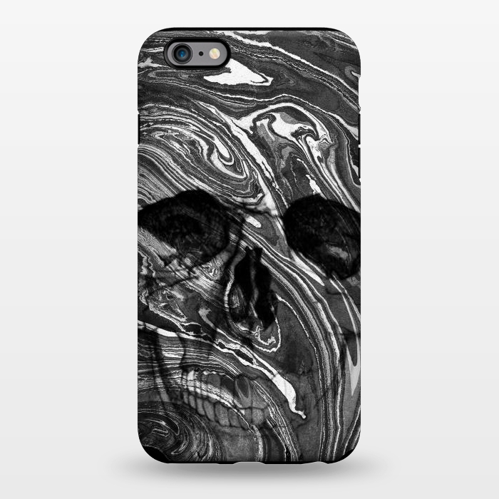 iPhone 6/6s plus StrongFit Dark marble skull by Oana 