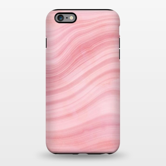 iPhone 6/6s plus StrongFit Light Pink Mermaid Waves Marble by  Utart