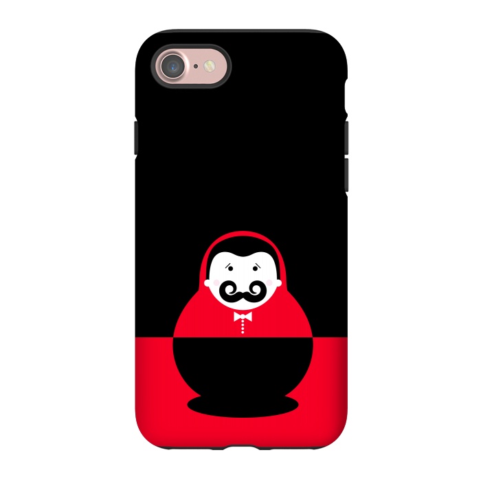 iPhone 7 StrongFit baby with mustache by TMSarts