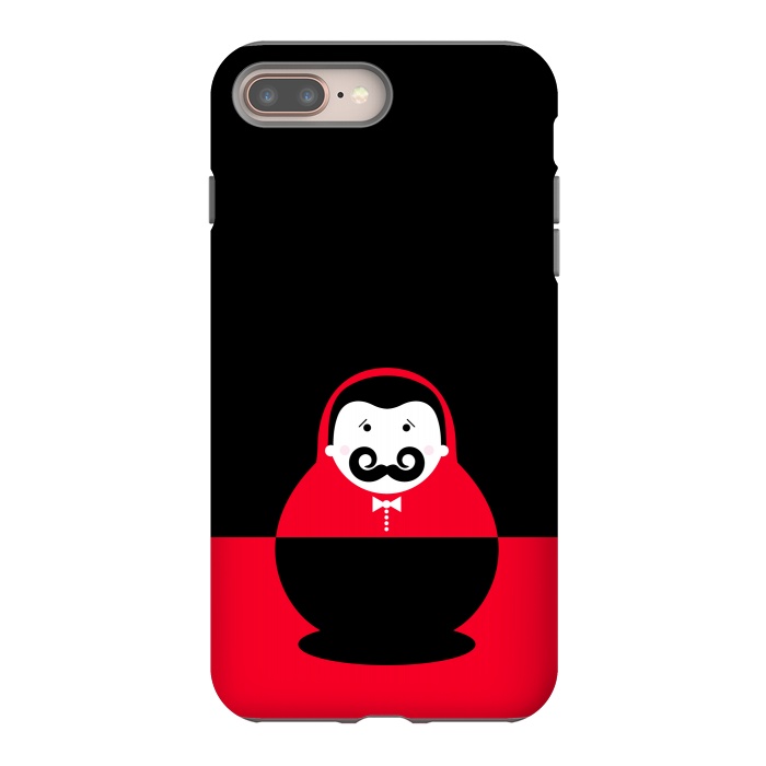 iPhone 7 plus StrongFit baby with mustache by TMSarts