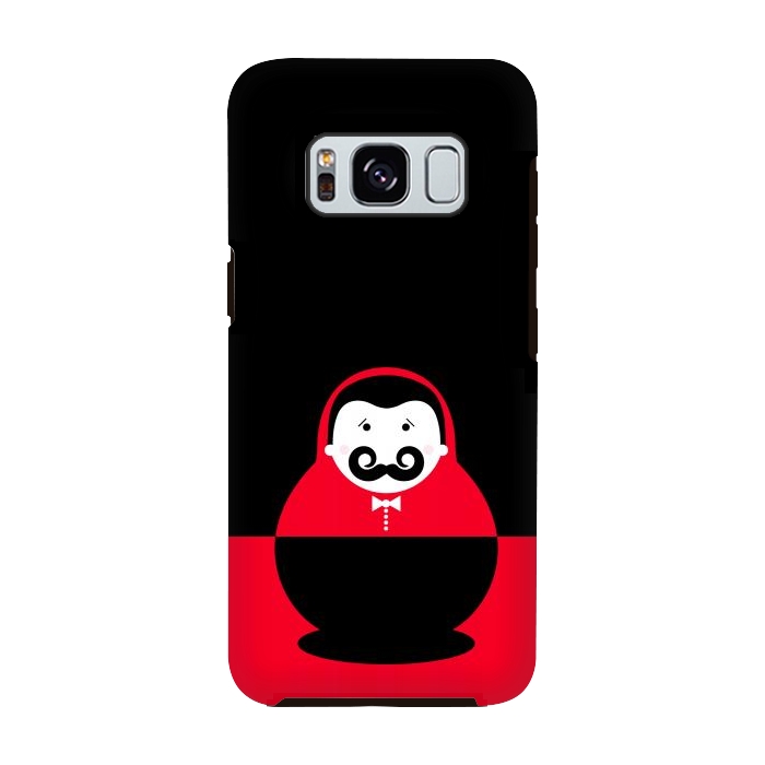 Galaxy S8 StrongFit baby with mustache by TMSarts