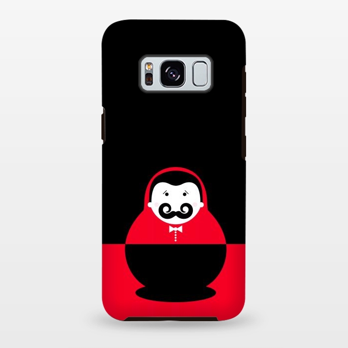 Galaxy S8 plus StrongFit baby with mustache by TMSarts