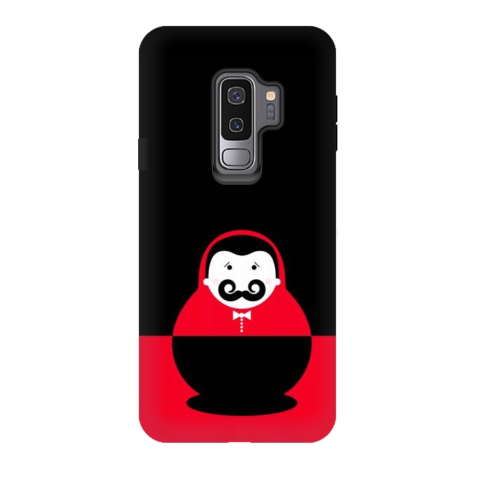 Galaxy S9 plus StrongFit baby with mustache by TMSarts