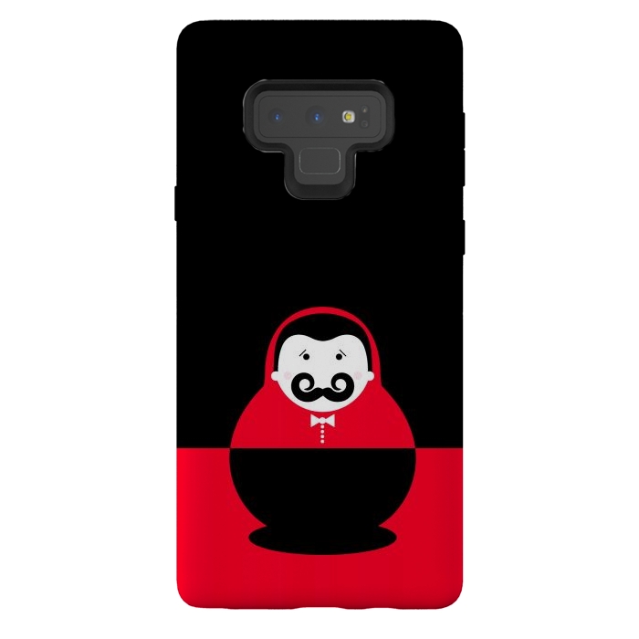Galaxy Note 9 StrongFit baby with mustache by TMSarts