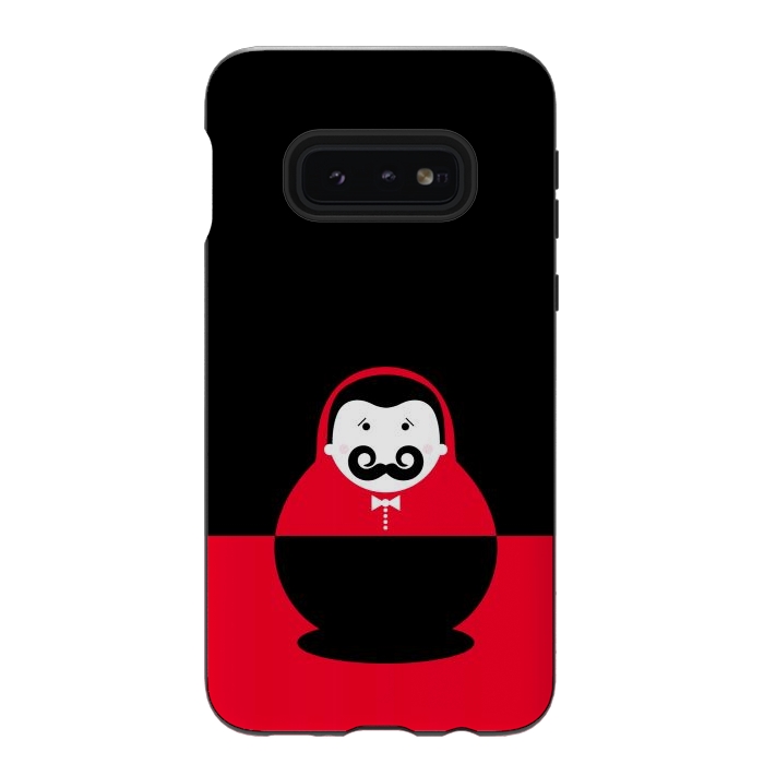Galaxy S10e StrongFit baby with mustache by TMSarts