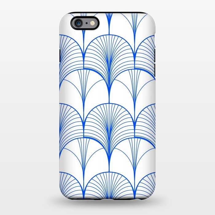 iPhone 6/6s plus StrongFit Art Deco Blue by Uma Prabhakar Gokhale