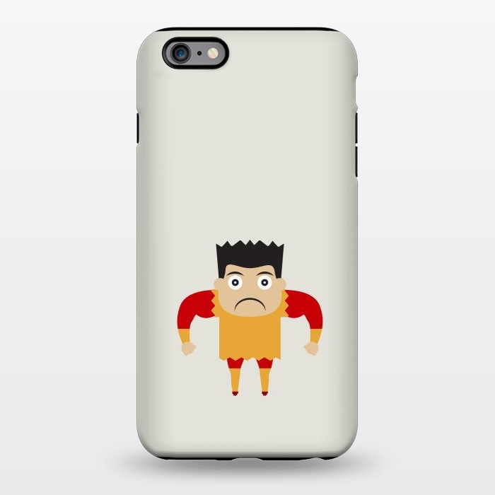 iPhone 6/6s plus StrongFit angry mood kid cartoon by TMSarts