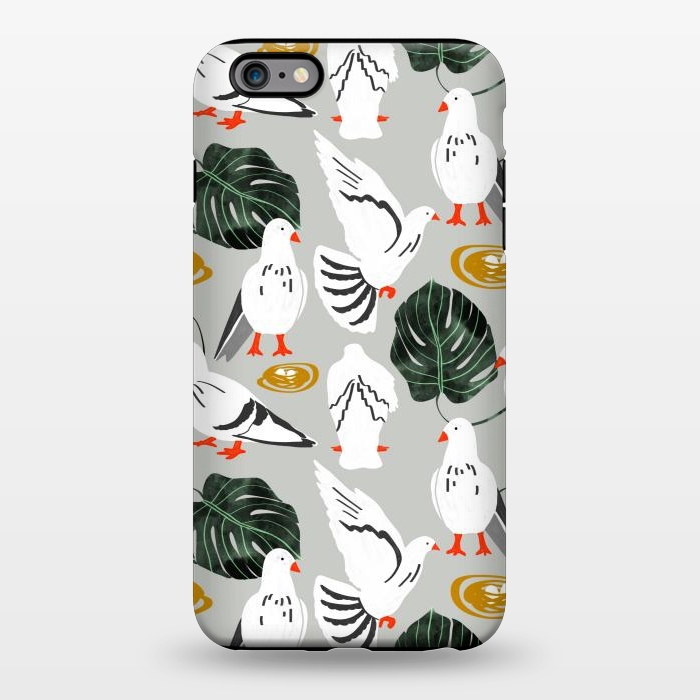 iPhone 6/6s plus StrongFit White Pigeons by Uma Prabhakar Gokhale
