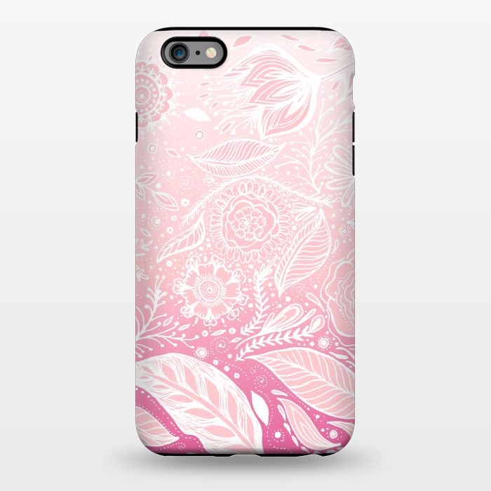 iPhone 6/6s plus StrongFit Pink Fade by Rose Halsey