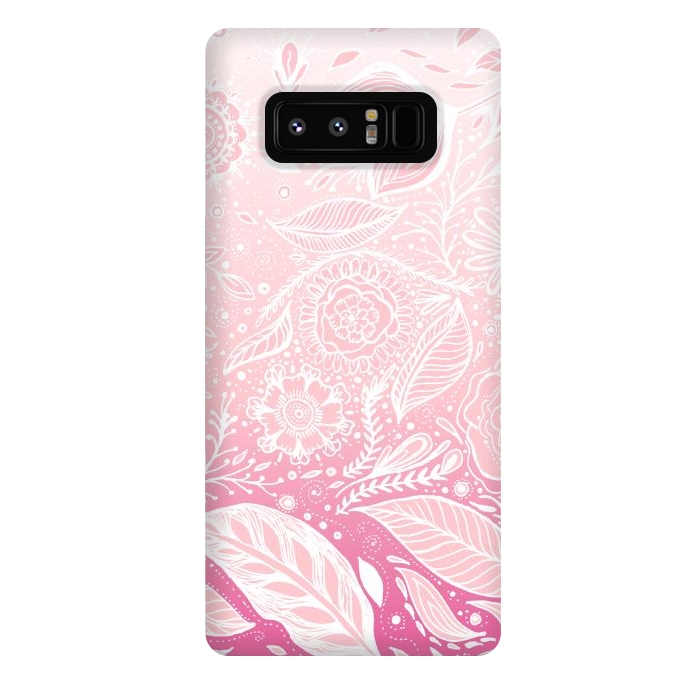 Galaxy Note 8 StrongFit Pink Fade by Rose Halsey