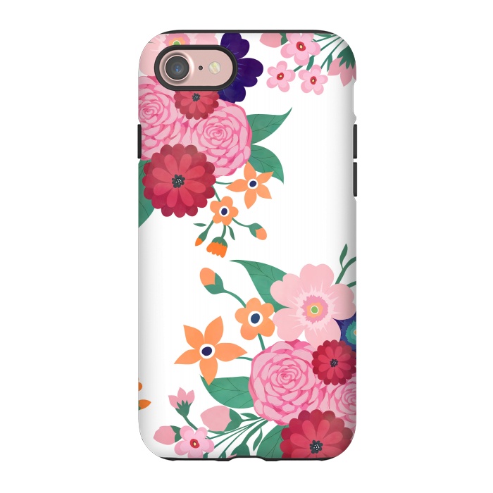 iPhone 7 StrongFit Pretty summer flowers design  by InovArts