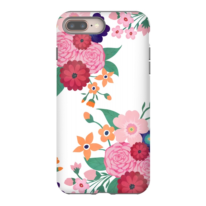 iPhone 7 plus StrongFit Pretty summer flowers design  by InovArts