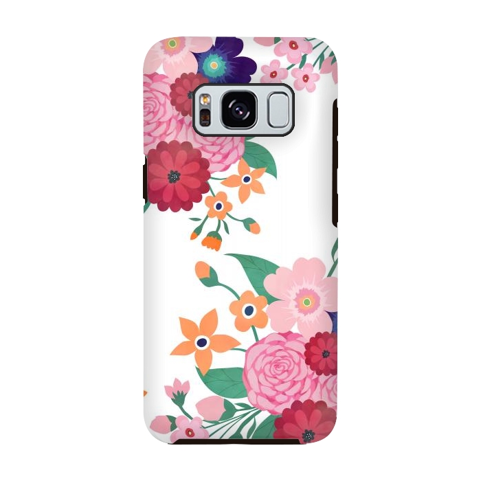 Galaxy S8 StrongFit Pretty summer flowers design  by InovArts