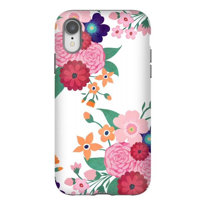 iPhone Xr StrongFit Pretty summer flowers design  by InovArts