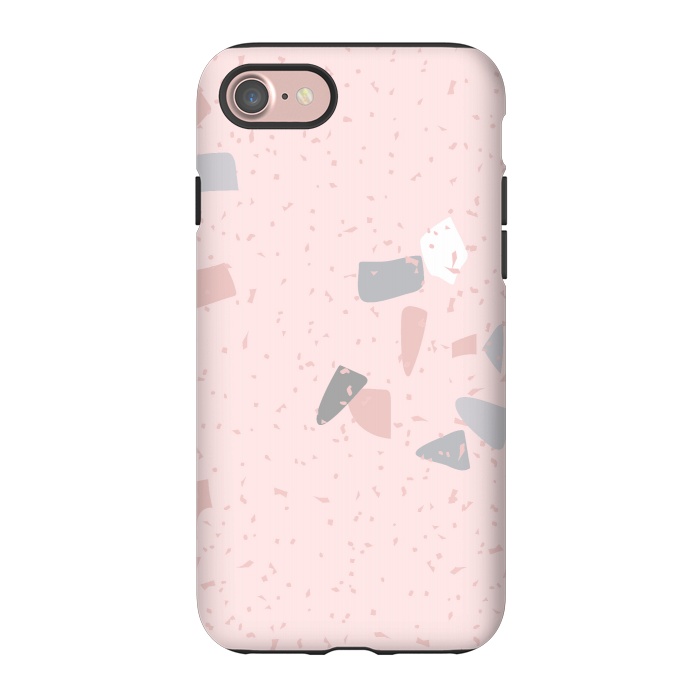 iPhone 7 StrongFit Pink Terrazzo  by  Utart