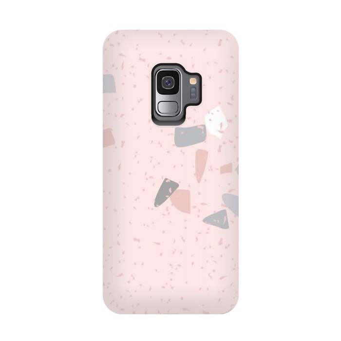 Galaxy S9 StrongFit Pink Terrazzo  by  Utart