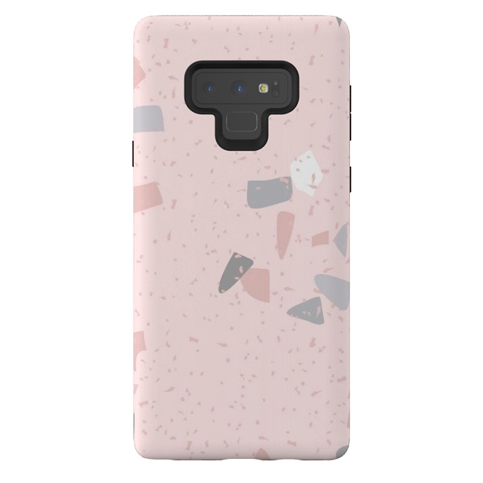 Galaxy Note 9 StrongFit Pink Terrazzo  by  Utart
