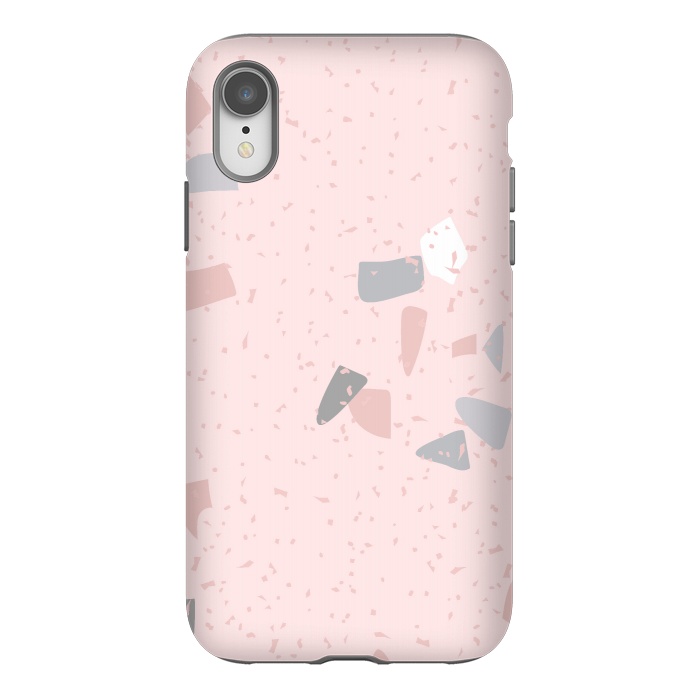 iPhone Xr StrongFit Pink Terrazzo  by  Utart
