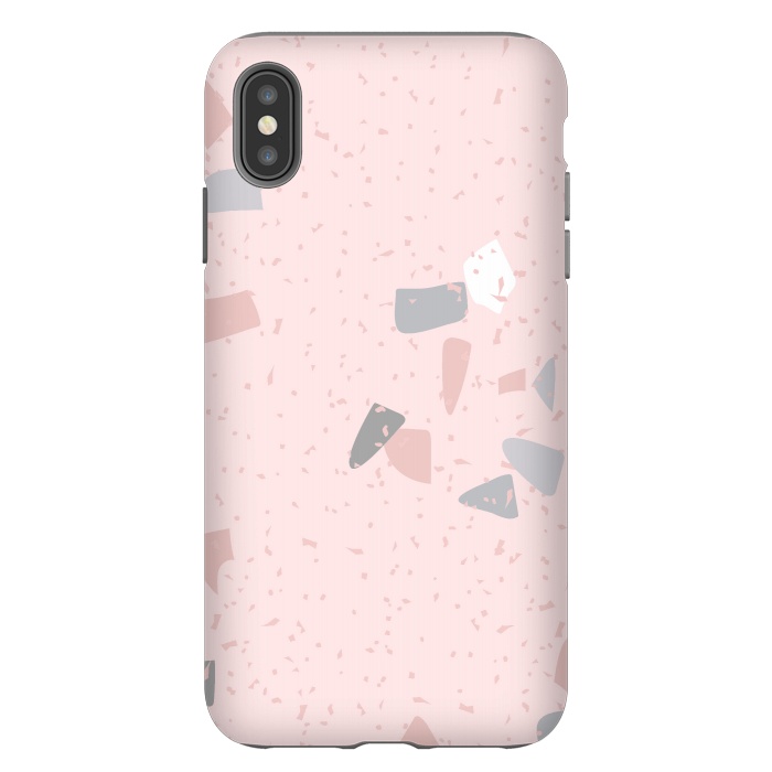 iPhone Xs Max StrongFit Pink Terrazzo  by  Utart