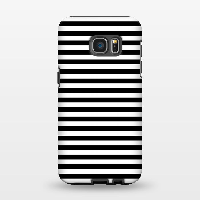 Galaxy S7 EDGE StrongFit black white horizontal  by TMSarts