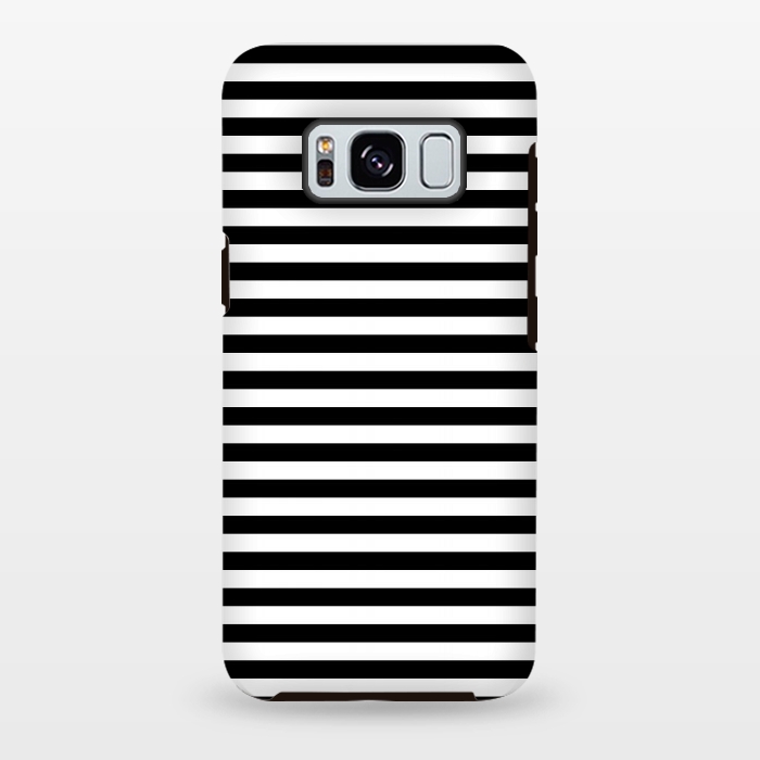 Galaxy S8 plus StrongFit black white horizontal  by TMSarts